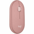 Logitech Pebble Mouse 2 M350s Slim Bluetooth Wireless Mouse, Portable, Customizable Button, Quiet Clicks, Tonal Rose — 910-007023
