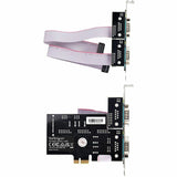 StarTech.com 4-Port Serial PCIe Card, Quad-Port RS232/RS422/RS485 Card, 16C1050 UART, ESD Protection, Windows/Linux, TAA-Compliant — PS74ADF-SERIAL-CARD