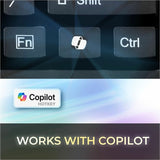 Adesso Multi-OS Mechanical Keyboard With CoPilot AI Hotkey — AKB-670UB