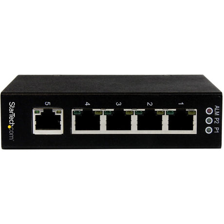 StarTech.com 5 Port Unmanaged Industrial Gigabit Ethernet Switch - DIN Rail / Wall-Mountable — IES51000