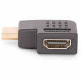 StarTech.com Right Angle HDMI 2.0 Adapter, Male to Female, Horizontal 90-Degree Angled HDMI Port Saver, 4K 60Hz, High Speed HDMI Connector Extension — HDMI2HDMIMFRA