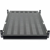StarTech.com 2U 20 to 30in Adjustable Mounting Depth Vented Sliding Rack Mount Shelf - 50lbs / 22.7kg - 24in Deep — UNISLDSHF19