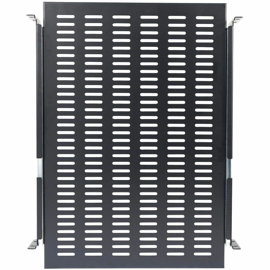 StarTech.com 2U 20 to 30in Adjustable Mounting Depth Vented Sliding Rack Mount Shelf - 50lbs / 22.7kg - 24in Deep — UNISLDSHF19