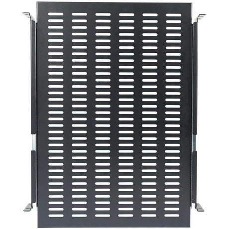 StarTech.com 2U 20 to 30in Adjustable Mounting Depth Vented Sliding Rack Mount Shelf - 50lbs / 22.7kg - 24in Deep — UNISLDSHF19