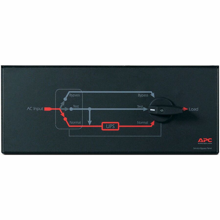 APC Service Bypass Panel- 200/208/240V 100A MBB Hardwire input (3) L6-30R (3) L6-20R output — SBP10KRMT4U