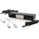 IOGEAR 4-Port HDMI KVMP with DisplayPort Adapters Bundle — GCS1794DPKIT