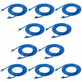 StarTech.com 10 ft. CAT6 Ethernet Cable - 10 Pack - ETL Verified - Blue CAT6 Patch Cord - Snagless RJ45 Connectors - 24 AWG - UTP — N6PATCH10BL10PK