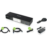 IOGEAR 4-Port 4K KVMP Switch with HDMI Connection, USB 3.0 Hub, and Audio (TAA) — GCS1934H