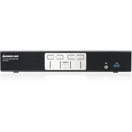 IOGEAR 4-Port 4K KVMP Switch with HDMI Connection, USB 3.0 Hub, and Audio (TAA) — GCS1934H