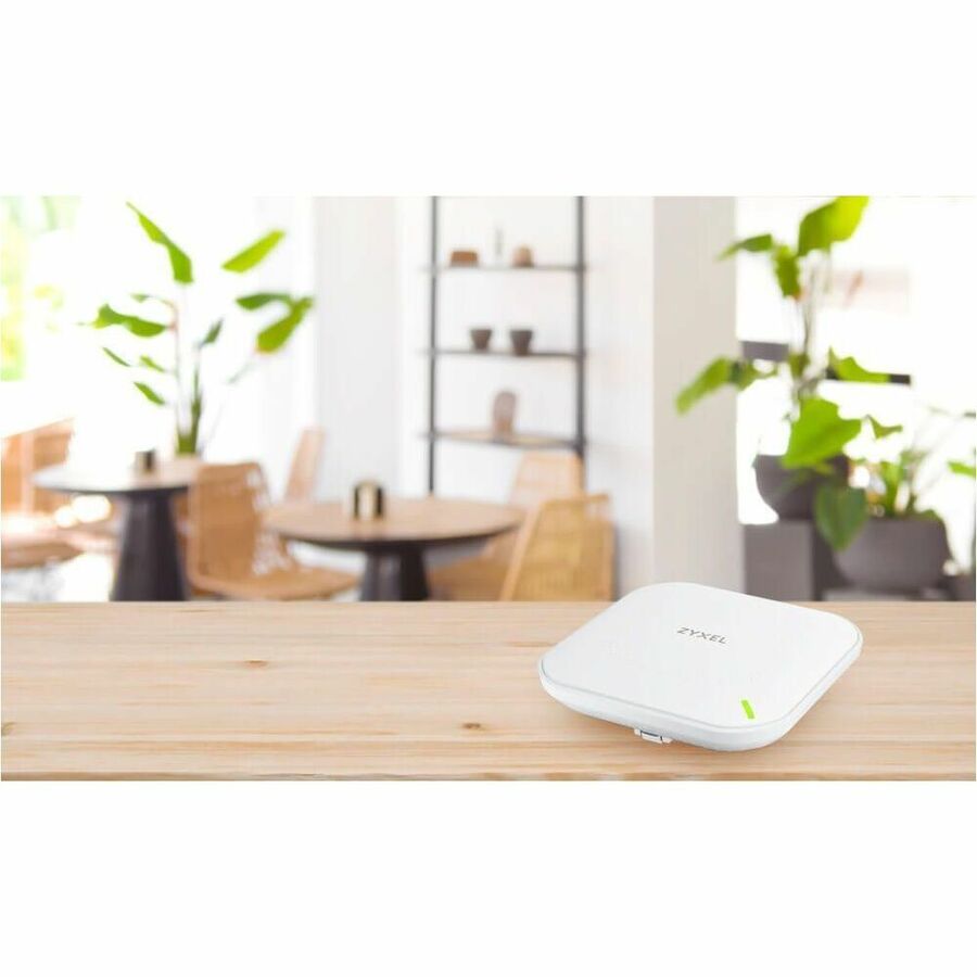 Zyxel WiFi 6 AX1800 Wireless Gigabit Access Point | Mesh, Seamless Roaming, & MU-MIMO | WPA3-PSK Security | Cloud, App or Direct Management | POE+ or AC Powered | AC Adapter Included | NWA50AX