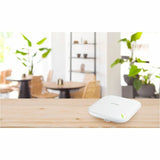 Zyxel WiFi 6 AX1800 Wireless Gigabit Access Point | Mesh, Seamless Roaming, & MU-MIMO | WPA3-PSK Security | Cloud, App or Direct Management | POE+ or AC Powered | AC Adapter Included | NWA50AX