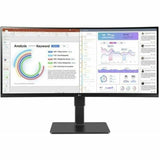 LG Ultrawide 34BQ77QE-B 34" Class UWQHD Curved Screen LED Monitor - 21:9 - Textured Black — 34BQ77QE-B