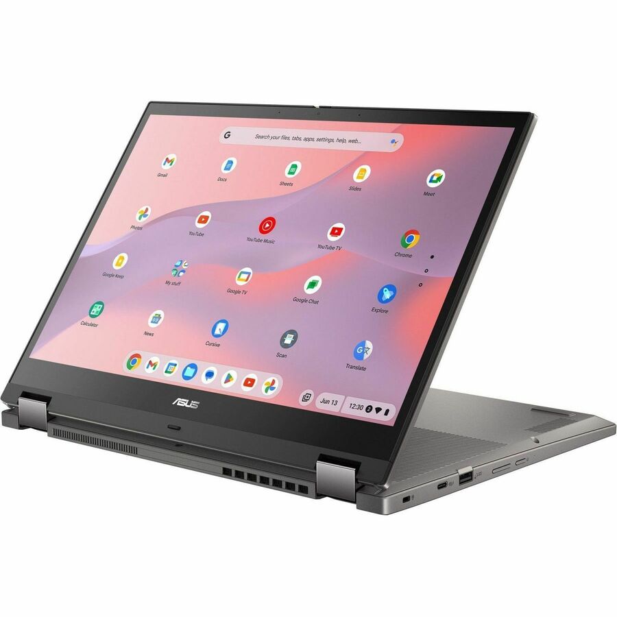 Asus Chromebook Vibe CX34 Flip CX3401 CX3401FBA-YZ388T-S 14" Touchscreen Convertible 2 in 1 Chromebook - WUXGA - Intel Core i3 12th Gen i3-1215U - 8 GB - 128 GB SSD - Zinc — CX3401FBA-YZ388T-S