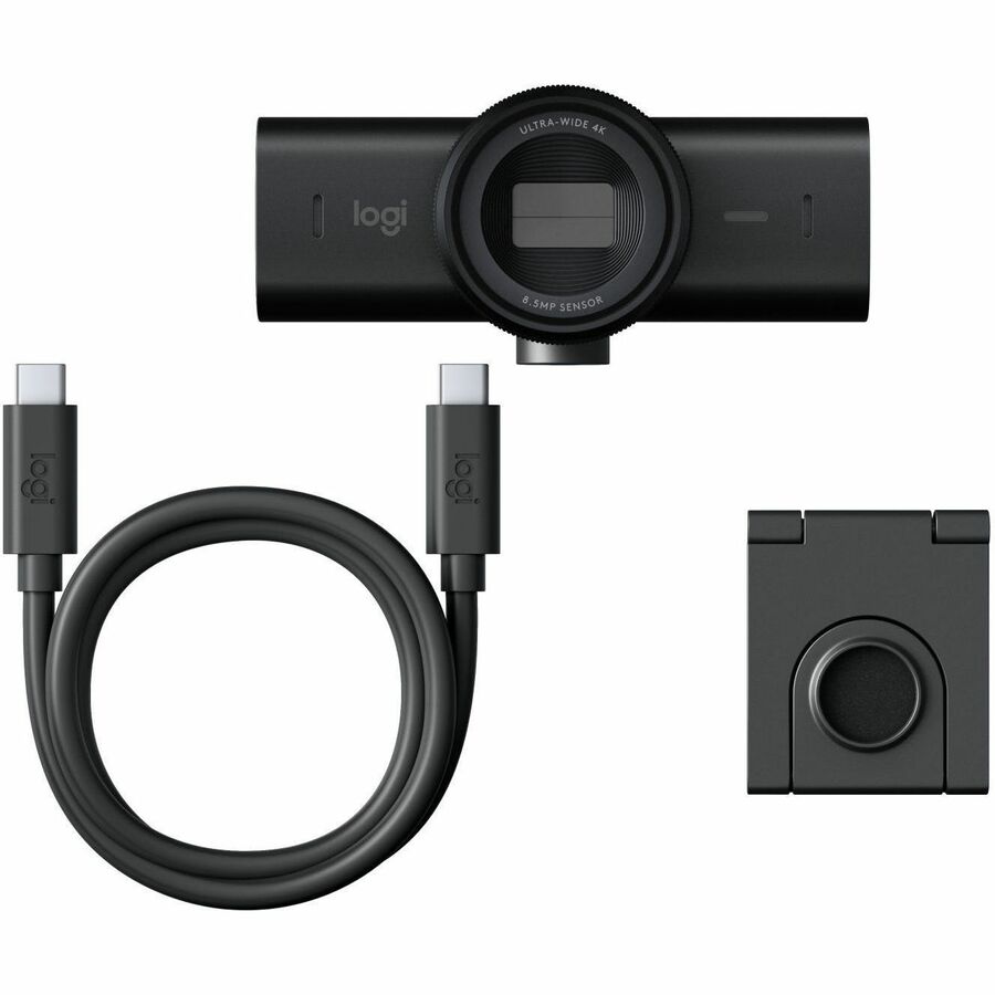 Logitech The Master MX Brio Webcam - 8.5 Megapixel - 60 fps - Black - USB 3.2 (Gen 1) Type C — 960-001558