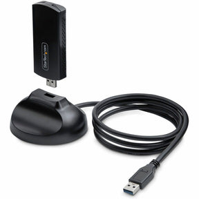 StarTech.com Wi-Fi 6E USB Adapter/Dongle, For Desktop/Laptop PC, Wireless NIC Up To 2402Mbps, Wi-Fi 2.4/5/6 GHz Network, 802.11ax — AX54005A-USB-WIFI-6E