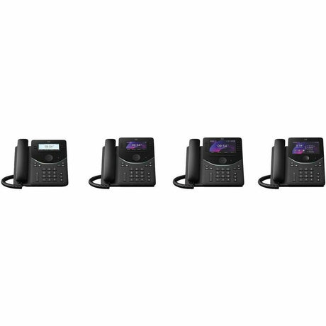 Cisco 9861 IP Phone - Corded - Corded/Cordless - Bluetooth, Wi-Fi - Desktop, Wall Mountable - Carbon Black — DP-9861-K9=