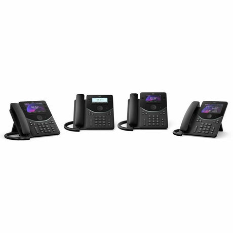 Cisco 9861 IP Phone - Corded - Corded/Cordless - Bluetooth, Wi-Fi - Desktop, Wall Mountable - Carbon Black — DP-9861-K9=