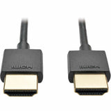 Eaton Tripp Lite Series Slim High-Speed HDMI Cable with Ethernet and Digital Video with Audio, UHD 4K 60 Hz (M/M), Black, 10 ft. (3.1 m) — P569-010-SLIM