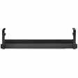 StarTech.com Under Desk Cable Management Tray, Length Adjustable, Clamp-On Installation, No Drilling Required, Black — CALB-DESK-CABLE-TRAY