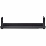 StarTech.com Under Desk Cable Management Tray, Length Adjustable, Clamp-On Installation, No Drilling Required, Black — CALB-DESK-CABLE-TRAY