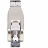 StarTech.com Gigabit Fiber to RJ45 Ethernet Media Converter Dongle, PoE Powered, SMF/MMF, Single/Multimode Optical Fiber, TAA — D01ML55P-FIBER-MEDIA