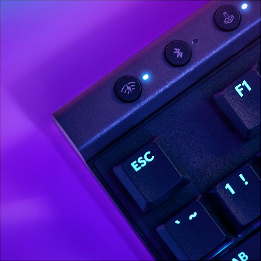 Logitech G515 LIGHTSPEED TKL Low Profile Wireless Gaming Keyboard, LIGHTSYNC RGB, Thin Tenkeyless Design, PBT Keycaps, Tactile (Brown) Mechanical Switches, Black — 920-012423