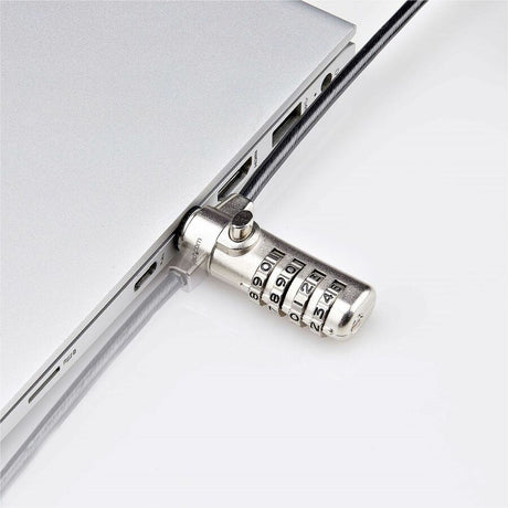 StarTech.com Slim Lock Nano Slot Compatible, 6.6ft (2m) Combination Locking Cable, Desk Anti-Theft Security For Laptop/Notebook Computer — SNANOC4D-LAPTOP-LOCK