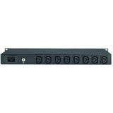 Eaton Basic rack PDU, 1U, C20 input, 3.33 kW max, 110-125V, 208-240V, 16A, hardwired, Single-phase, TAA compliant, Outlets: (12) C13 — T9092B-CB