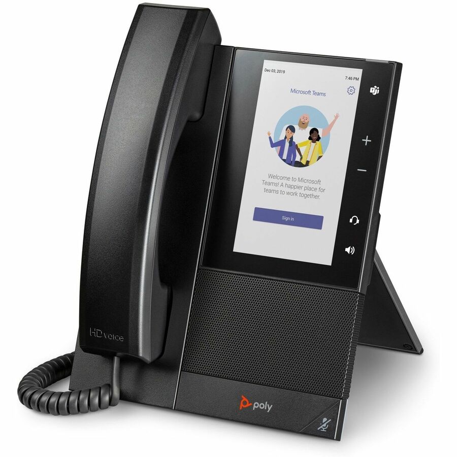 Poly CCX 505 Business Media Phone for Microsoft Teams and PoE-enabled GSA/TAA — 849A5AA