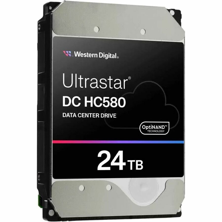 Western Digital Ultrastar DC HC580 0F62801 24 TB Hard Drive - 3.5" Internal - SAS - Conventional Magnetic Recording (CMR) Method — 0F62801