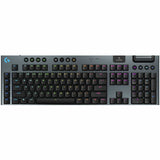 Logitech G915 X LIGHTSPEED Low-Profile Wireless Gaming Keyboard, Double-Shot PBT Keycaps, Fully Programmable Keys, RGB Backlighting, Sleek Aluminum Finishing, GL Red Linear Switches - PC/Mac — 920-012696