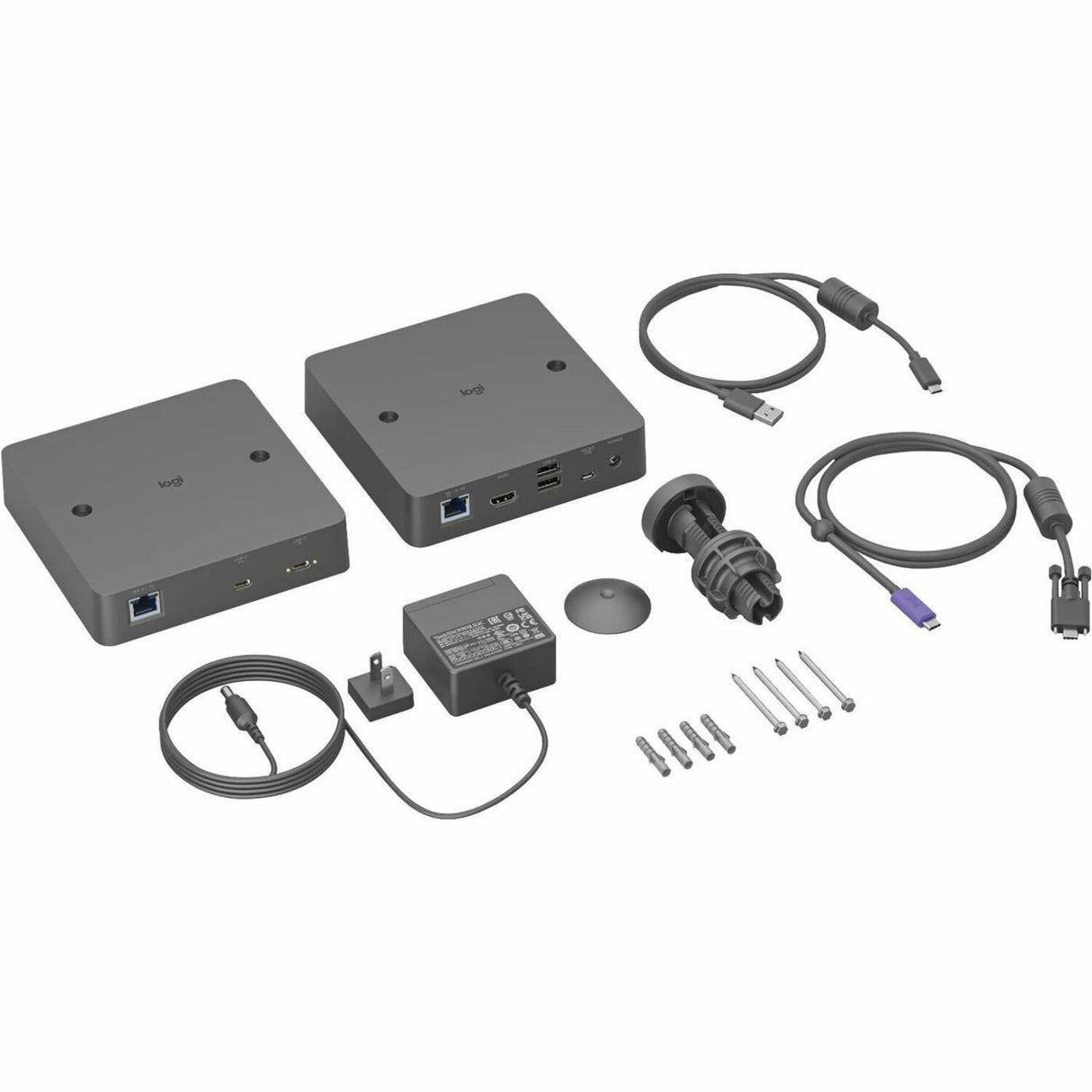 Logitech Extend | Single-cable BYOD connection for Android-based rooms — 952-000188