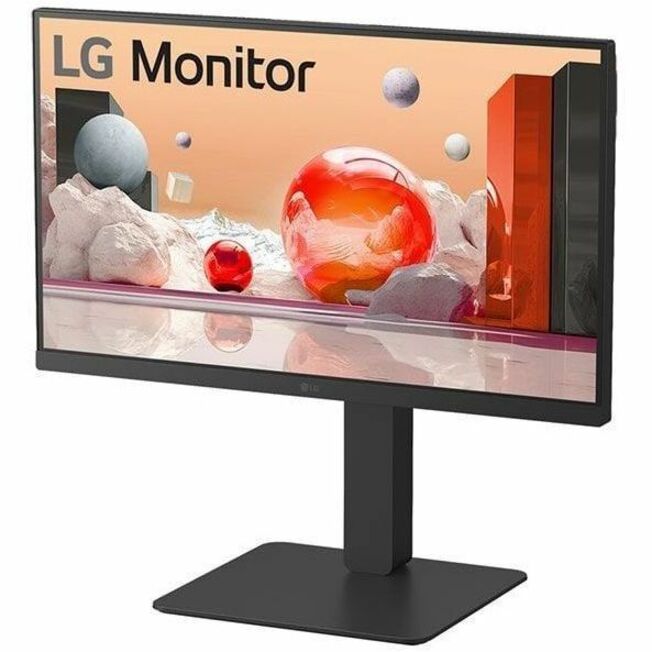 LG 24BA850-B 24" Class Webcam Full HD LCD Monitor - 16:9 - Textured Black — 24BA850-B