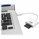Eaton Tripp Lite Series USB 3.2 Gen 1 SuperSpeed SD/Micro SD Memory Card Media Reader with Built-In Cable, 6-in. (15.24 cm) — U352-06N-SD