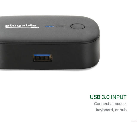 Plugable USB 3.0 Sharing Switch for One-Button Swapping of USB Device or Hub Between Two Computers — USB3-SWITCH2