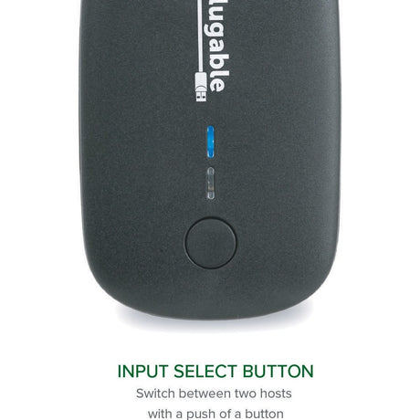 Plugable USB 3.0 Sharing Switch for One-Button Swapping of USB Device or Hub Between Two Computers — USB3-SWITCH2