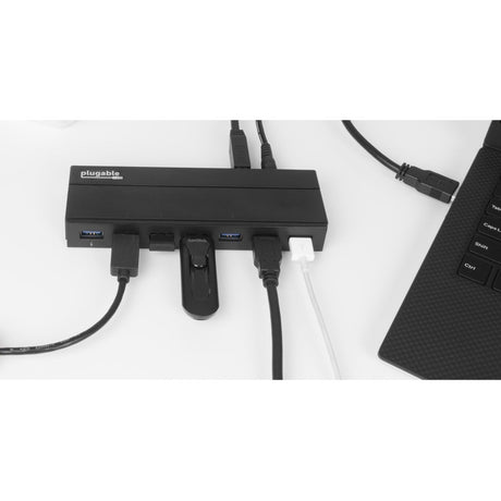 Plugable 7-Port USB 3.0 Hub with 36W Power Adapter — USB3-HUB7C