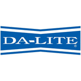 Da-Lite Mounting and Extension Brackets - No. 6 Sheet Metal Wall Brackets - 6in x 6in L-bracket - Black — 98035