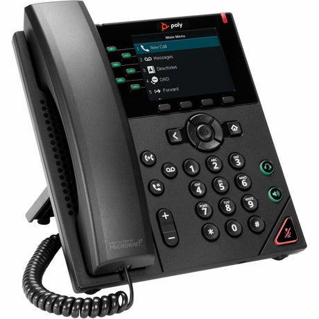 Poly VVX 350 6-Line IP Phone and PoE-enabled GSA/TAA — 89B71AA#ABA
