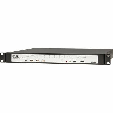 Eaton 32-Port Cat5e KVM over IP Switch - Virtual Media, 3 Remote/1 Local User, HDMI Output, 1U Rack-Mount, TAA — B064-032-04-IPH