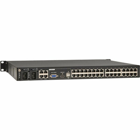 Eaton 32-Port Cat5e KVM over IP Switch - Virtual Media, 3 Remote/1 Local User, HDMI Output, 1U Rack-Mount, TAA — B064-032-04-IPH