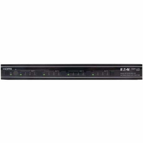 Eaton Tripp Lite Series 4x4 HDMI Matrix Switch with Video Wall Controller - 4K 60 Hz, 4 HDMI Inputs, 4 HDMI Outputs, HDR, 4: 4: 4, Multi-Resolution Support — B119-4X4-4K6-VW