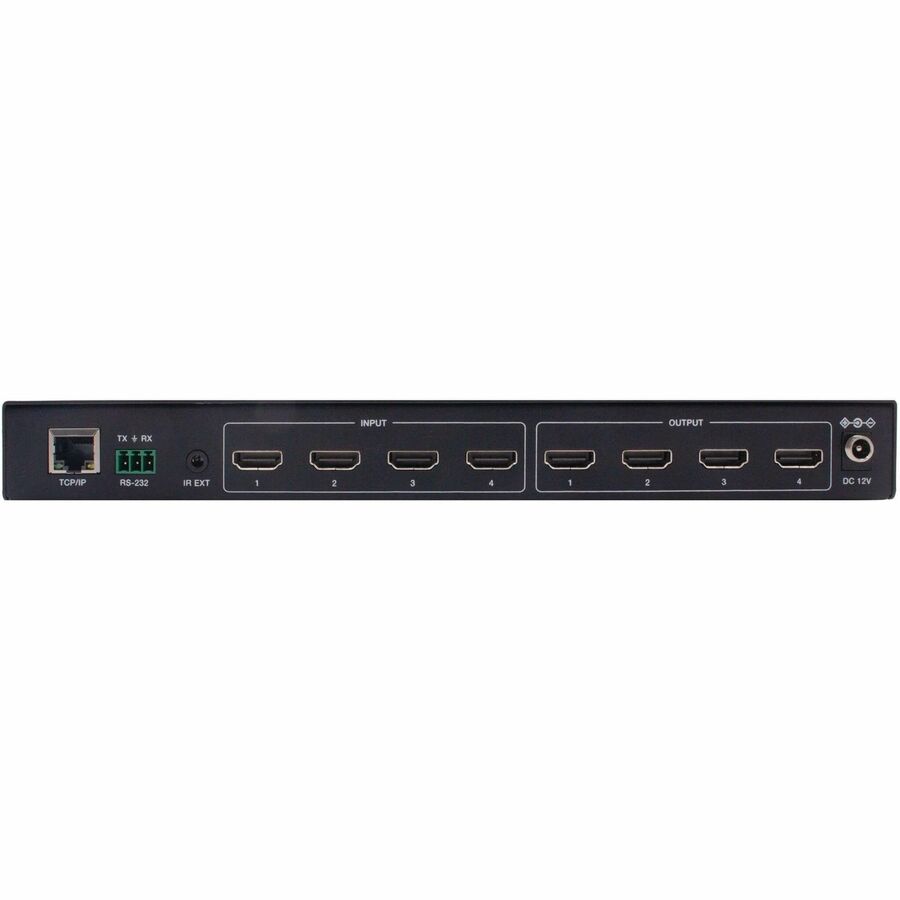Eaton Tripp Lite Series 4x4 HDMI Matrix Switch with Video Wall Controller - 4K 60 Hz, 4 HDMI Inputs, 4 HDMI Outputs, HDR, 4: 4: 4, Multi-Resolution Support — B119-4X4-4K6-VW