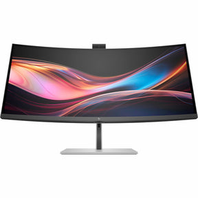 HP 734pm 34" Class Webcam UW-QHD Curved Screen LED Monitor - 21:9 — 8K157UT#ABA