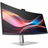 HP 734pm 34" Class Webcam UW-QHD Curved Screen LED Monitor - 21:9 — 8K157UT#ABA