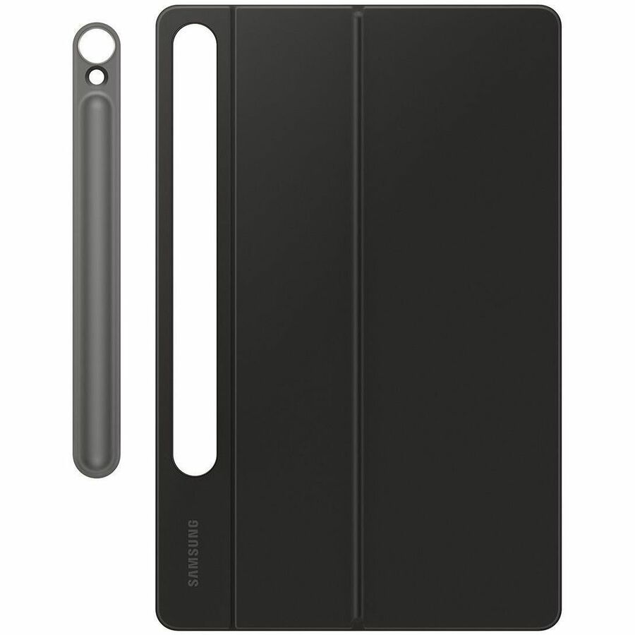 Samsung Book Cover Keyboard/Cover Case (Book Fold) Samsung Galaxy Tab S9, Galaxy Tab S9 FE Tablet - Black — EF-DX725UBEGUJ
