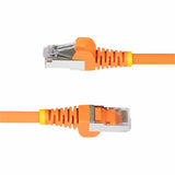 StarTech.com 6ft Orange CAT6a Ethernet Cable, Snagless RJ45, 10G, 100W PoE, S/FTP, LSZH, 27AWG Bare Copper, 500MHz, Shielded Network Cord — NLOR-6F-CAT6A-PATCH