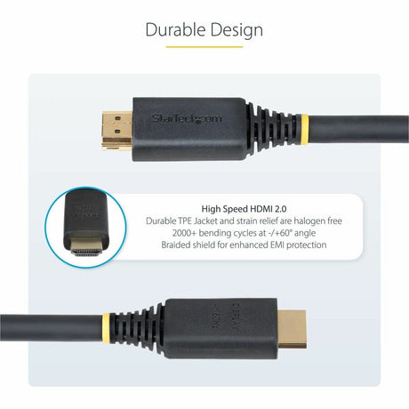 StarTech.com 35ft (10.6m) Active High Speed HDMI Cable, 4K 60Hz/1440p 144Hz, 18Gbps, UHD HDMI 2.0 Cord, TPE Jacket — HDMI2-CABLE-4K60-35F