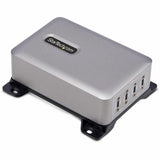 StarTech.com 4-Port Multi-Device USB-C Charger, 240W Total, Single Port 140W EPR, Screw Locking Ports, Ideal for Boardrooms — 424DNA-USB-C-CHARGER