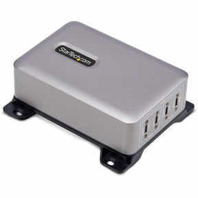 StarTech.com 4-Port Multi-Device USB-C Charger, 240W Total, Single Port 140W EPR, Screw Locking Ports, Ideal for Boardrooms — 424DNA-USB-C-CHARGER